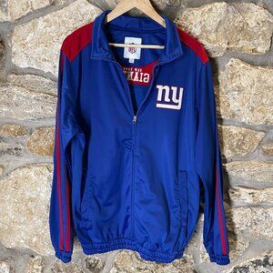 NFL New York Giants Football Zip Up Men's Track Jacket